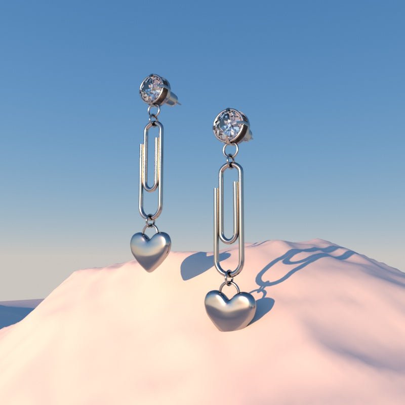 Clip Love Earrings - AntiRue