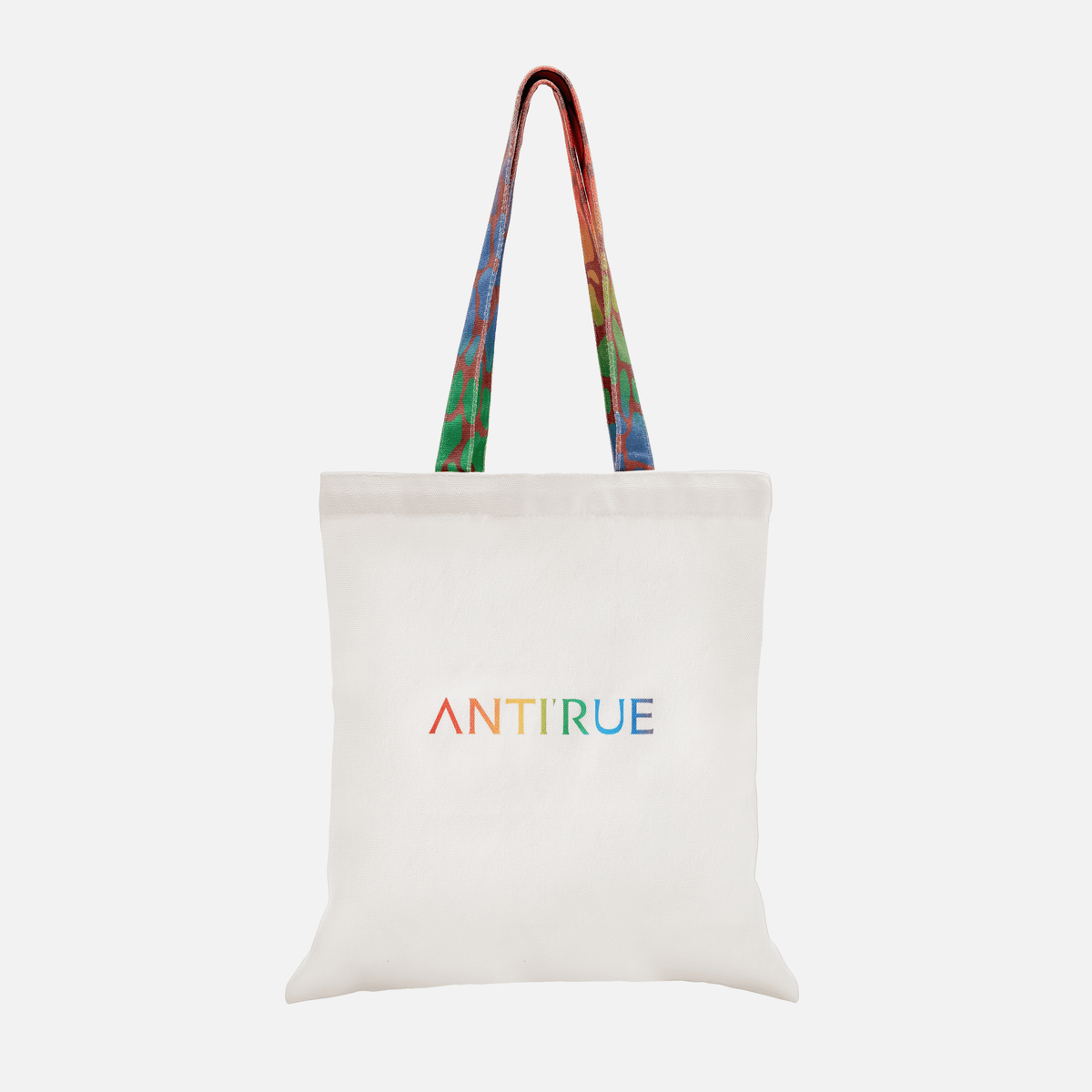 Rainbow Giraffe Canvas Tote Bag - AntiRue