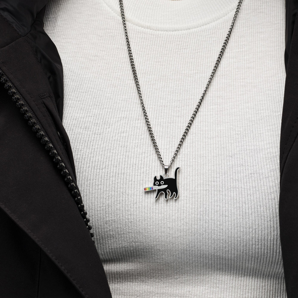 Rebel Cat Necklace - AntiRue
