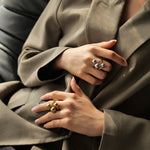 Piercinig Cubic Ring - AntiRue