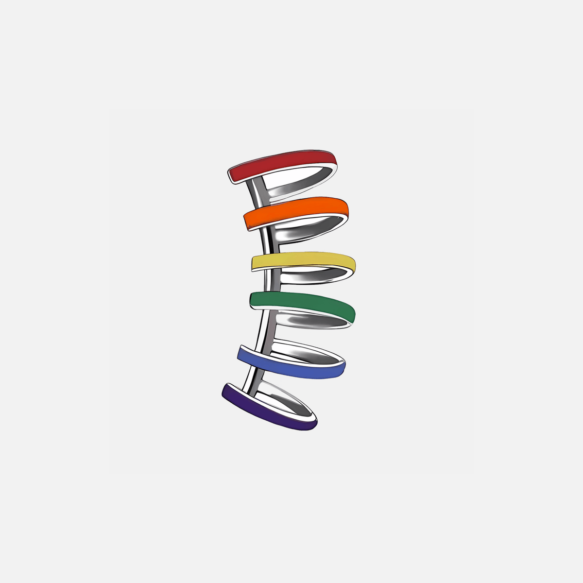 Rainbow Ear Cuff - AntiRue