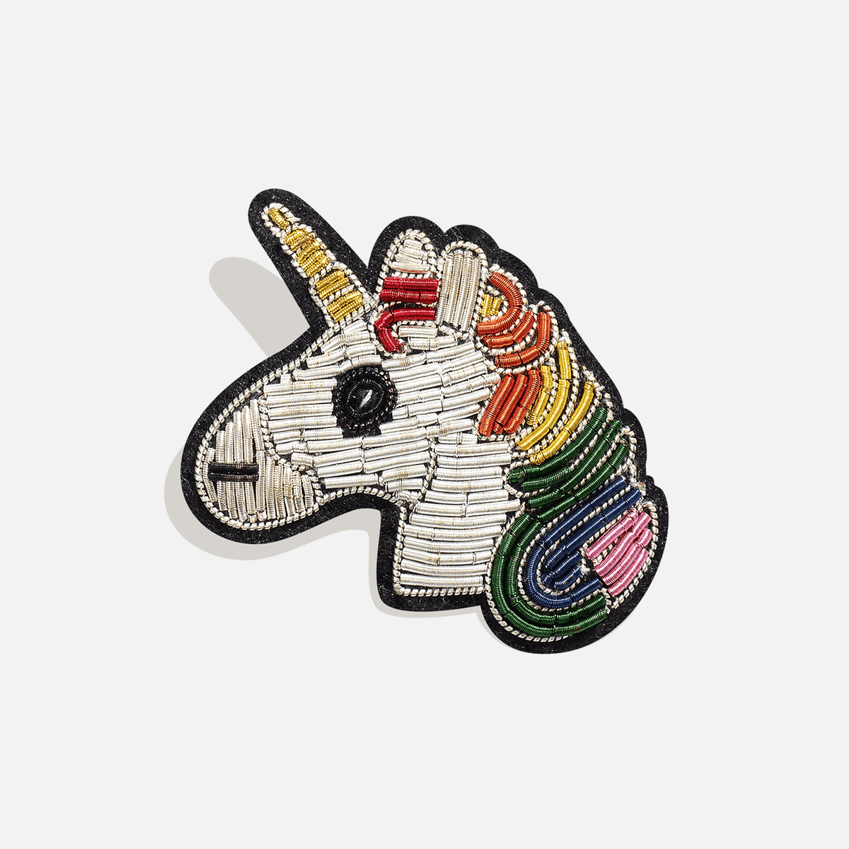 Rainbow Metallic Silk Badge - AntiRue