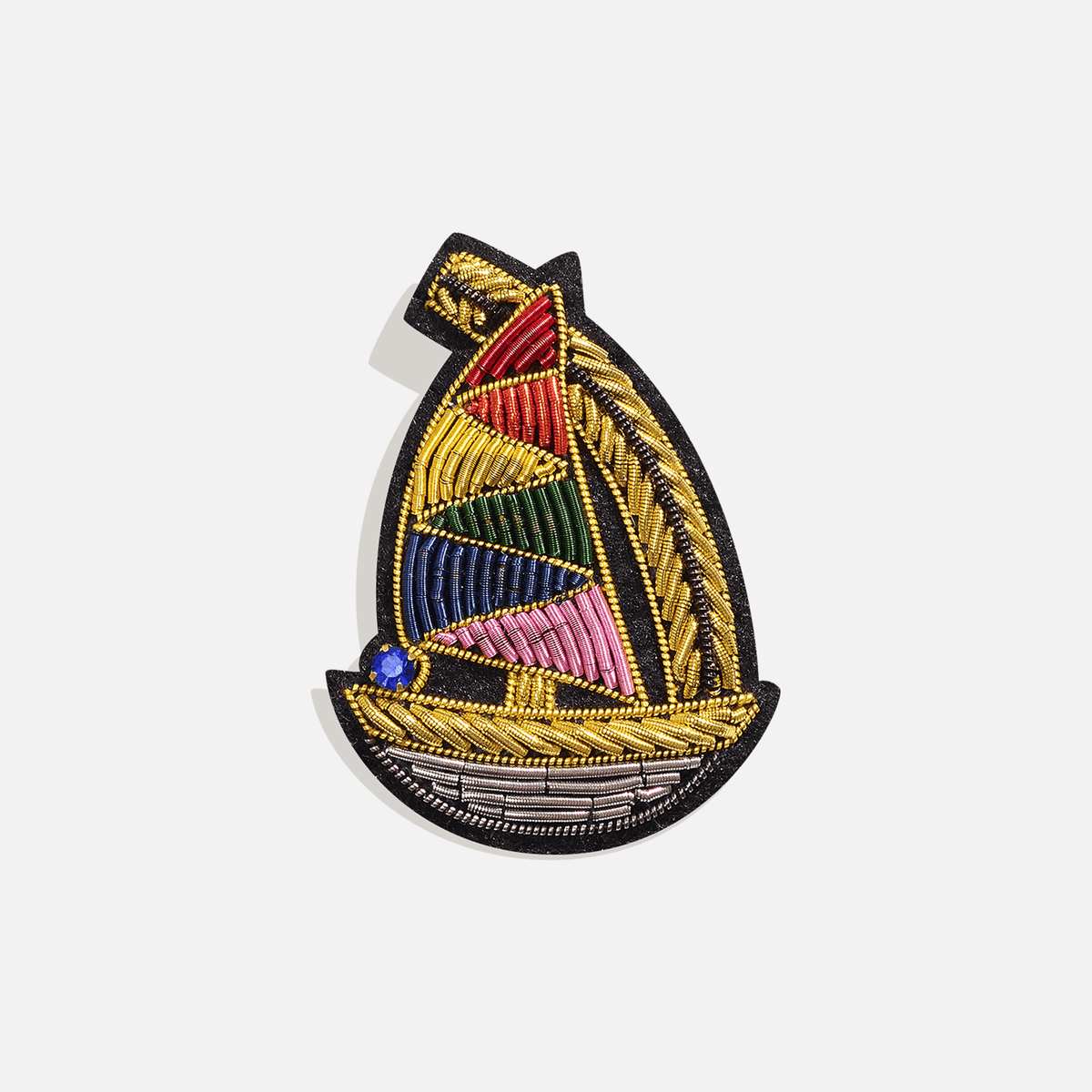 Rainbow Metallic Silk Badge - AntiRue